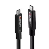 Lindy 43439 USB 3.2 Gen 2 Cavo attivo da USB-C a USB-C, 8 m, 10 Gbps, 8K60, 100 W PD