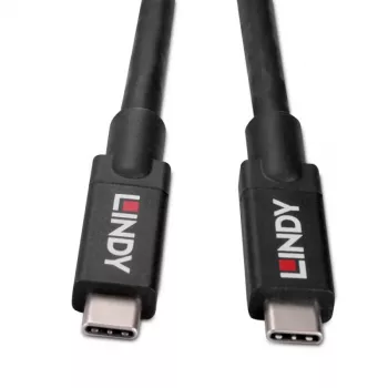 Lindy 43439 cavo attivo USB 3.2 Gen 2 USB-C a USB-C, 8 m, 10 Gbps, 8K60, 100 W PD