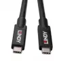 Lindy 43439 USB 3.2 Gen 2 Cavo attivo da USB-C a USB-C, 8 m, 10 Gbps, 8K60, 100 W PD