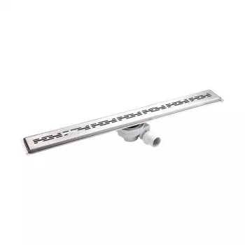 Canale doccia lineare C80 80 cm con griglia in acciaio inox