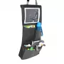LittleLife Car Seat Organiser L16080 - Poliestere resistente con 8 tasche e supporto tablet