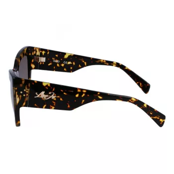 LIU JO LJ785S Occhiali da sole donna havana acetato montatura angolare lenti marroni sfumate 61 mm