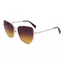 LIU JO Occhiali da sole donna Butterfly LJ159S5816716 - Montatura in acetato Havana marrone con lenti in policarbonato sfumate marroni, larghezza lente 58 mm, protezione 100% UV400