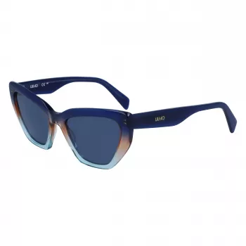 LIU JO Occhiali da sole donna LJ794S-439 montatura farfalla blu UV400