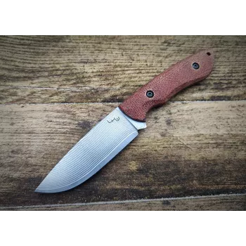 LKW Mauler VG10 Damascus Micarta coltello fisso