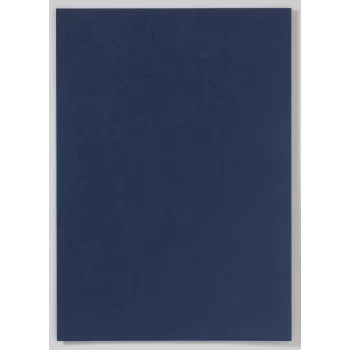 LMG Signaltechnologie UMBR300-DBL fogli di copertura per rilegatura, A4, grana pelle, blu scuro, 300 g/m², 100 pezzi
