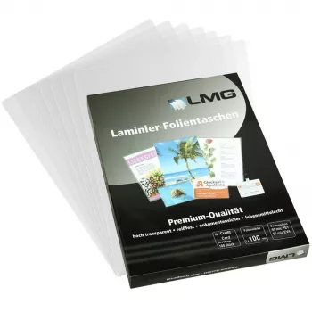 LMG Signaltechnologie 25 pellicole di laminazione lucide per A3, 125 micron