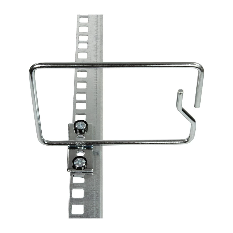 LogiLink anello per gestione cavi 19 pollici 140 x 100 mm, ingresso cavi laterale, nero