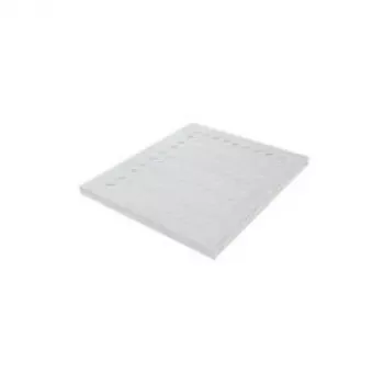 LogiLink mensola fissa per rack 19 pollici 1U, profondità 525mm, grigio chiaro RAL 7035 (SF1F65G)