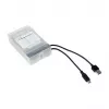 LogiLink 2.5 inch custodia protettiva per HDD per 2 HDD/SSD, bianco