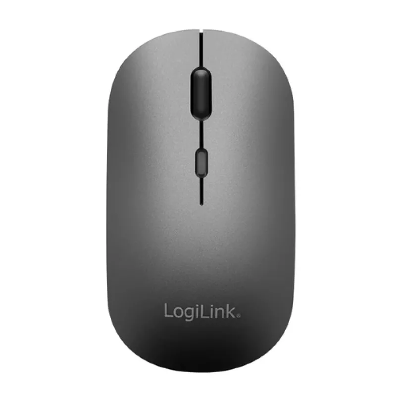 LogiLink ID0215 Set tastiera e mouse wireless Bluetooth Dual-Mode, grigio/antracite