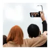 Logilink AA0173 maniglia magnetica per telefono con luce LED, nera, ricaricabile, compatibile MagSafe, 3 modalità di luce