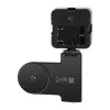 Logilink AA0173 maniglia magnetica per telefono con luce LED, nera, ricaricabile, compatibile MagSafe, 3 modalità di luce