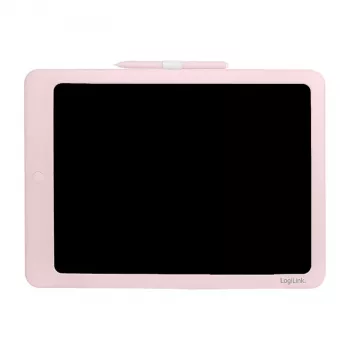 LogiLink AA0182 Tavoletta grafica LCD, 14 pollici, rosa, lavagna riutilizzabile multicolore