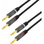 LogiLink CA1210 cavo audio 3 m banana 2 x banana nero
