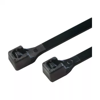 LogiLink Fascette per cavi PA66 2,5x200mm Nero (100 pezzi)