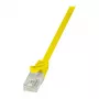 LogiLink Cat.5e U/UTP cavo patch, RJ45, 1,5 m, giallo