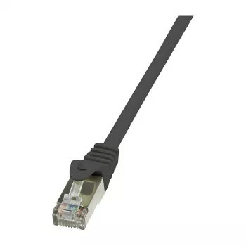 LogiLink cavo patch Cat.6 F/UTP, 0,25 m, nero, EconLine