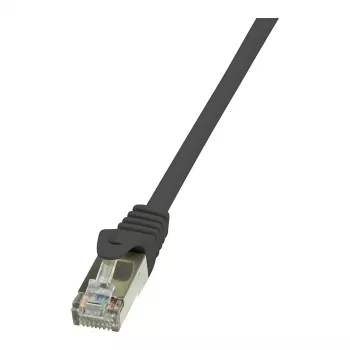 Logilink cavo patch Cat.6 F/UTP, nero, 10m, EconLine