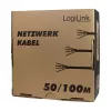 LogiLink Cavo di installazione Cat.6, U/UTP, 100 m, EconLine