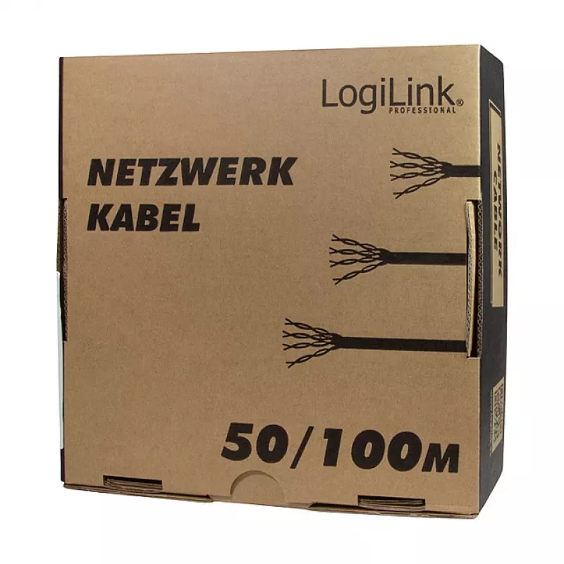 LogiLink Cavo di installazione Cat.6, U/UTP, 100 m, EconLine
