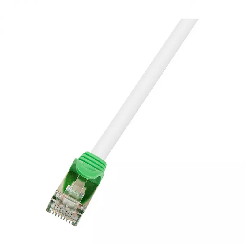 LogiLink cavo patch crossover Cat.6 S/FTP, RJ45, 0,5 m, grigio, LSZH, 10 Gbit/s