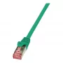 LogiLink Cavo patch Cat.6 S/FTP, verde, 0,5 m, PrimeLine