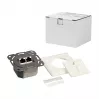 LOGILINK Placca a muro Cat.6 2xRJ45 STP orizzontale, bianco puro
