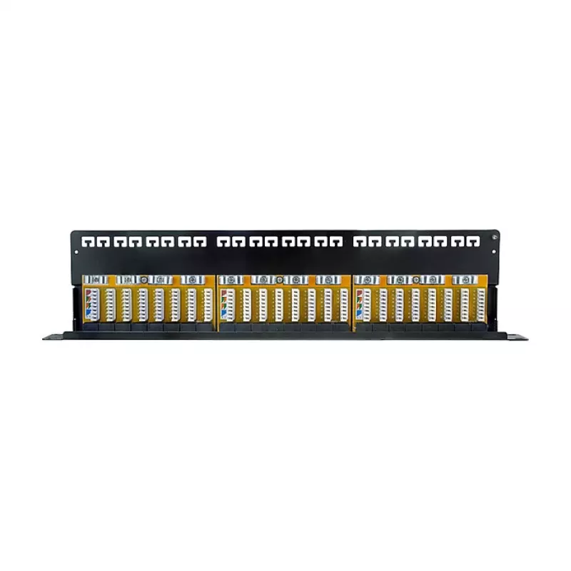 LogiLink Patch panel Cat.6A 24 porte UTP, 1U, IDC 90°