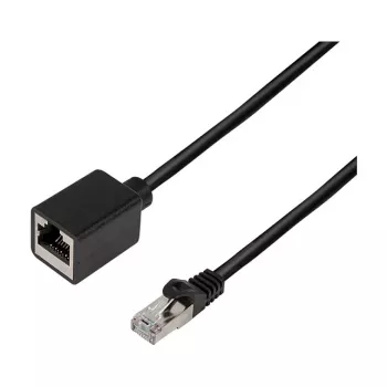 LogiLink prolunga patch cable Cat.6A Premium, S/FTP, nero, 3 m
