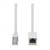 Logilink prolunga patch cable Cat.6A S/FTP Premium - bianco, 5m (connettore maschio RJ45 a connettore femmina)