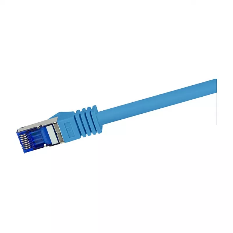LOGILINK cavo patch Cat.6A S/FTP Ultraflex, certificato GHMT, blu, 5,0 m