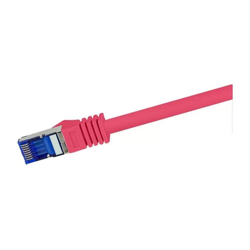 LogiLink Cavo patch Cat.6A S/FTP Ultraflex, certificato GHMT, rosso, 1,0 m