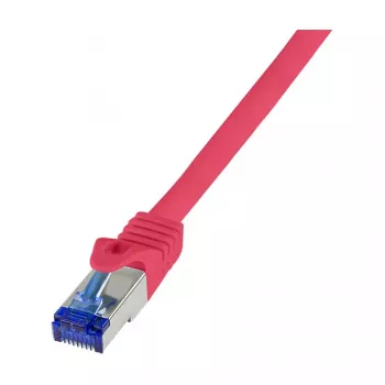 LogiLink Cavo patch Cat.6A S/FTP Ultraflex, certificato GHMT, rosso, 1,0 m