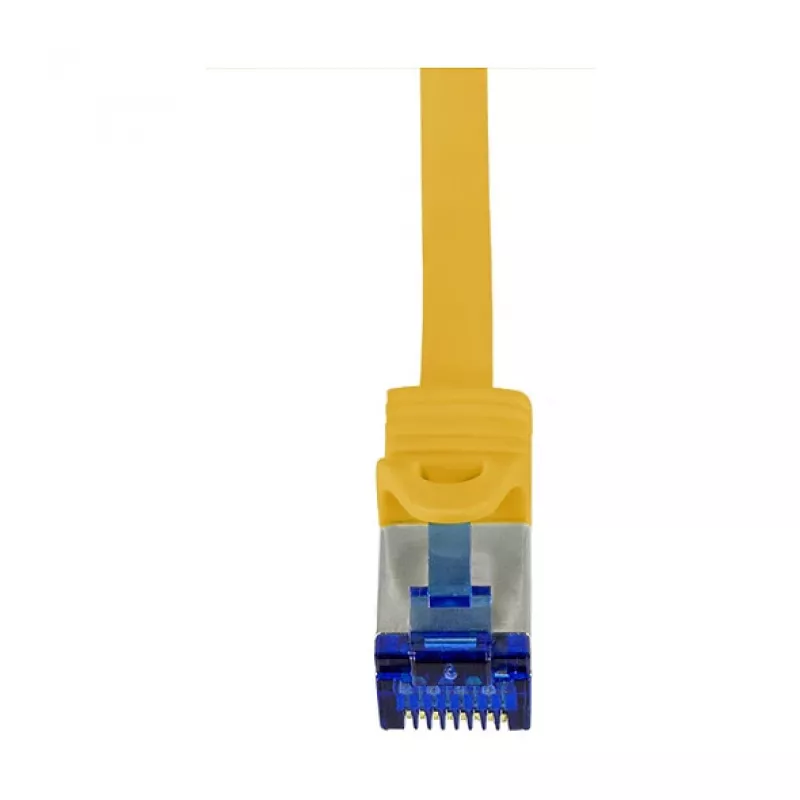 LogiLink Cavo patch Cat.6A S/FTP Ultraflex, certificato GHMT, giallo, 0,25 m