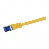 LogiLink Cavo patch Cat.6A S/FTP Ultraflex, certificato GHMT, giallo, 0,25 m