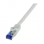 LogiLink Cavo patch Cat.6A S/FTP Ultraflex, Grigio, 1,0 m, certificato GHMT