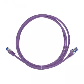 LogiLink Cavo patch Cat.6A S/FTP Ultraflex, viola, 1,0 m, certificato GHMT