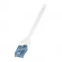 LogiLink Cat.6A U/UTP cavo patch Ethernet, RJ45, 0,25 m, bianco
