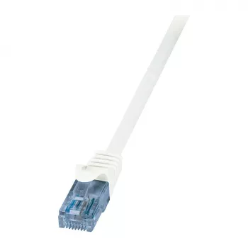 LogiLink cavo patch Cat.6A U/UTP, 0,5 m, bianco, 10 Gbit/s, LSZH