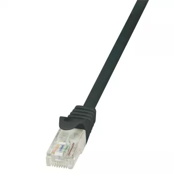 LogiLink Cavo patch Cat.6 U/UTP, 1,5 m, nero, EconLine