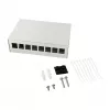 Logilink Consolidation Point Box 8 porte, montaggio a parete/da tavolo/guida DIN, grigio