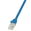 LogiLink CP1026U Cavo patch Cat 5e U/UTP, 0,5 m, blu, snagless