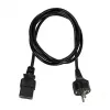 Logilink CP151 Cavo di alimentazione, CEE 7/7 a IEC C19, nero, 1 m