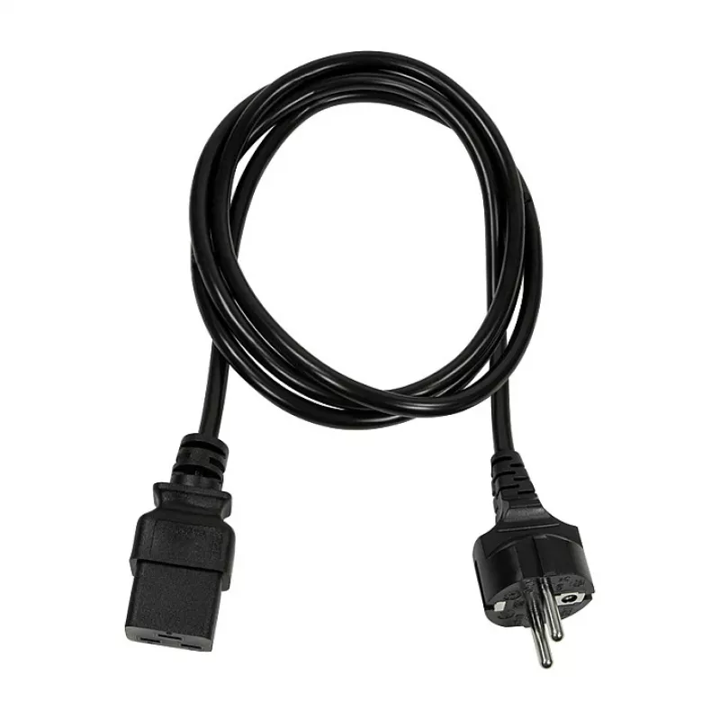 Logilink CP151 Cavo di alimentazione, CEE 7/7 a IEC C19, nero, 1 m
