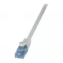 LogiLink CP3022U EconLine cavo patch Cat.6A U/UTP, RJ45, 0,5 m, grigio