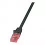 LogiLink CQ2013U Cavo patch CAT 6 U/UTP, 0,25 m, nero, LSZH, snagless