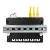 LogiLink Supporti di montaggio per guida DIN, acciaio inox, 2 pezzi
