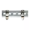 LogiLink Supporti di montaggio per guida DIN, acciaio inox, 2 pezzi
