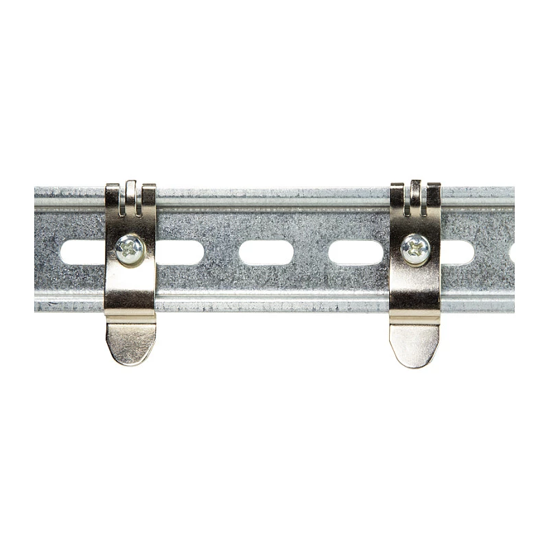 LogiLink Supporti di montaggio per guida DIN, acciaio inox, 2 pezzi